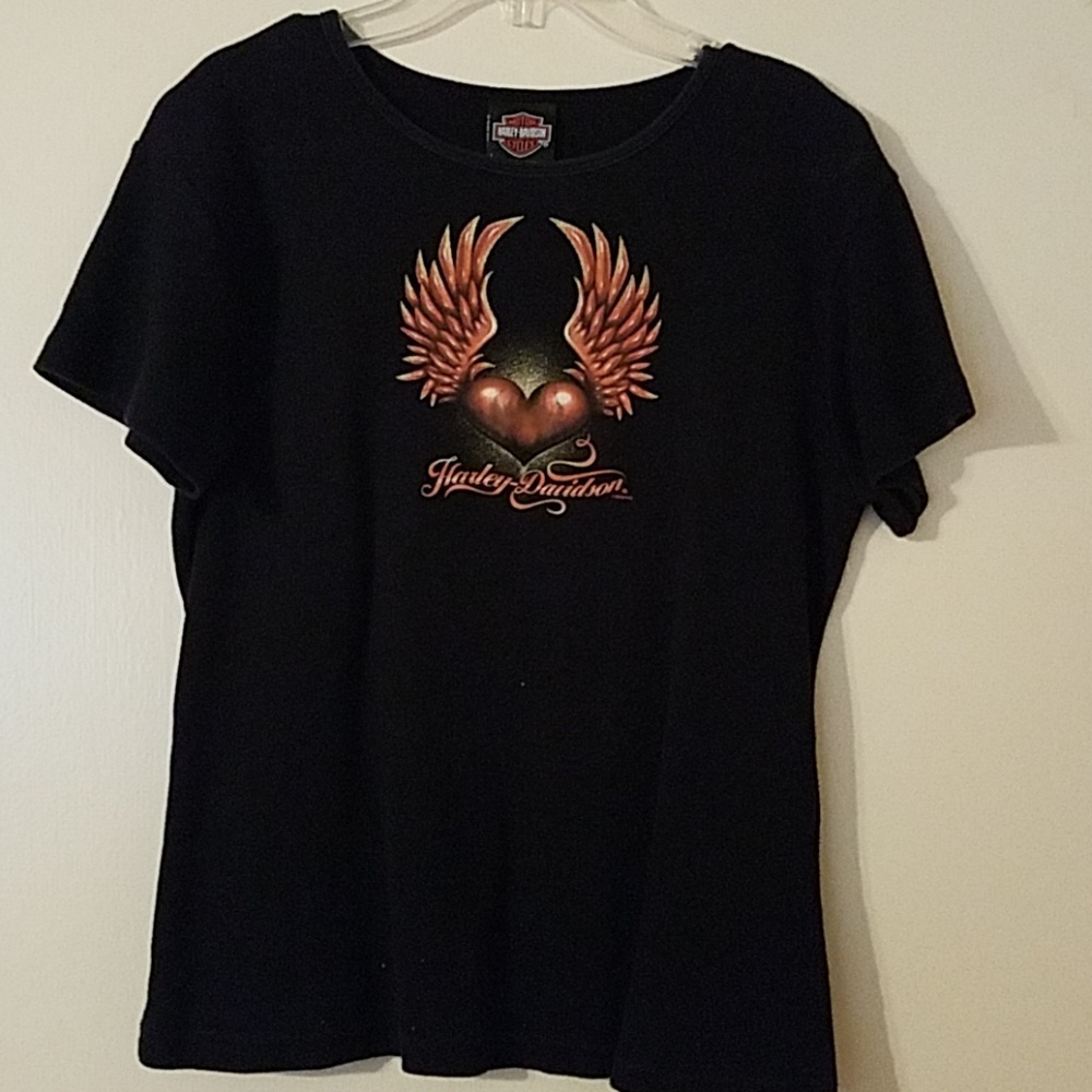 Super cute Harley Davidson tee